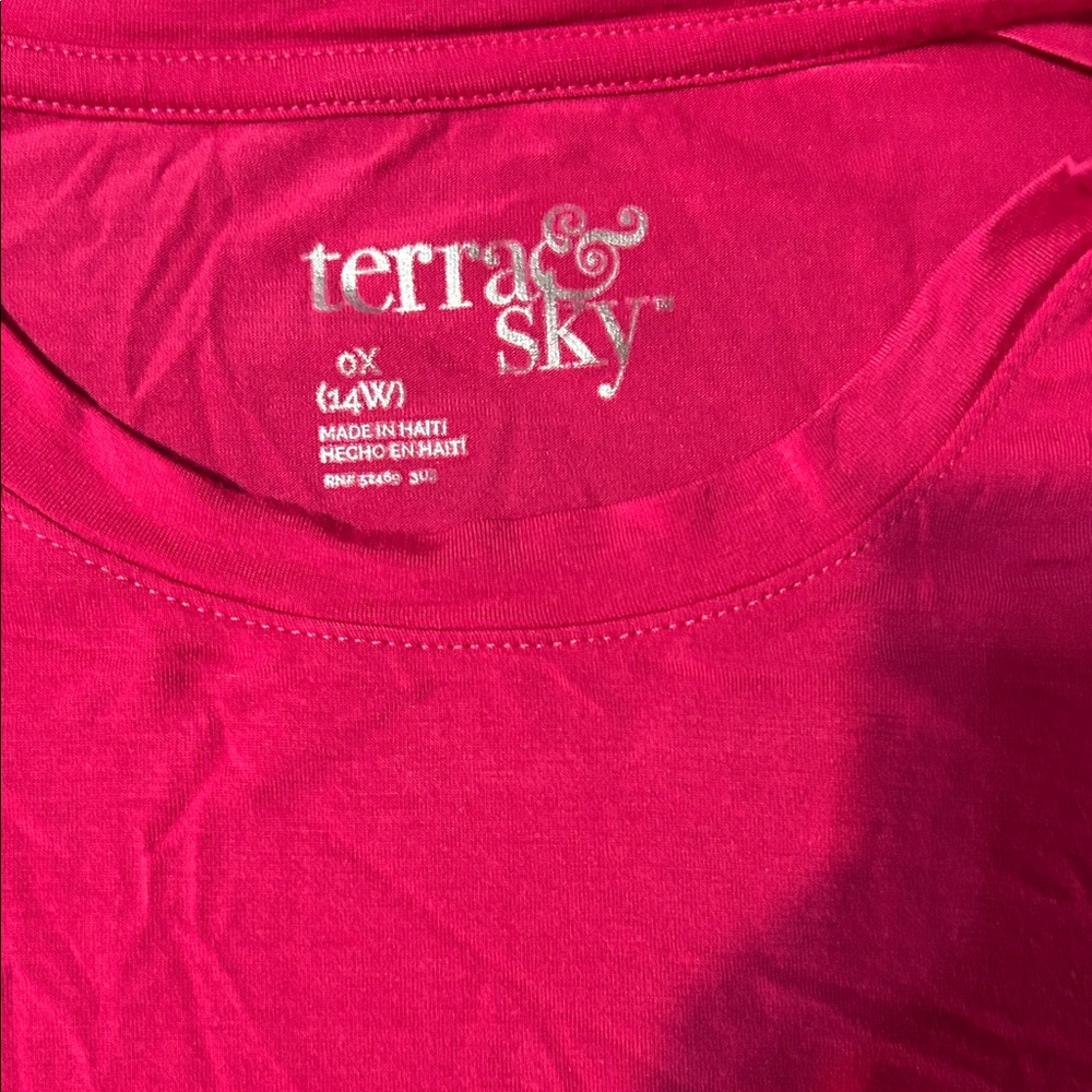 Terra & Sky Fuchsia Tee